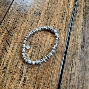 Stella & Dot Silver Beaded Bracelet